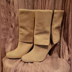 Gap leather boots.  Sueded leather.